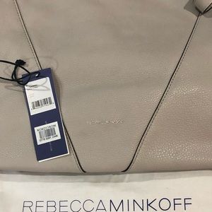 Light grey hobo w/ crossbody strap Rebecca minkoff